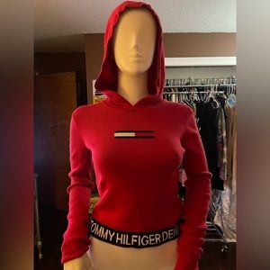 Tommy Hilfiger pull over hoodie size xs